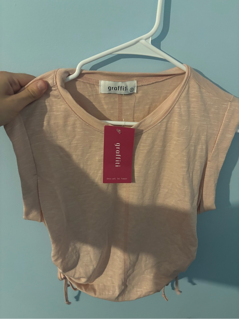 Pink tank top from Graffiti size small brand new